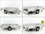 Koch-Anhänger 150x300cm 750kg|Typ U7|Koch Anhänger 750 kg Flachplane Profi blau – Bild 8