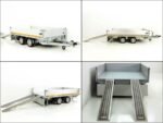 Eduard Dreiseitenkipper 180x330cm 3,5 t| E+Not Handpumpe|Rampen|Stützen|30cm Bordwand – Bild 9