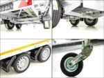 Eduard Dreiseitenkipper 180x330cm 3,5 t| E+Not Handpumpe|Rampen|Stützen|30cm Bordwand – Bild 17