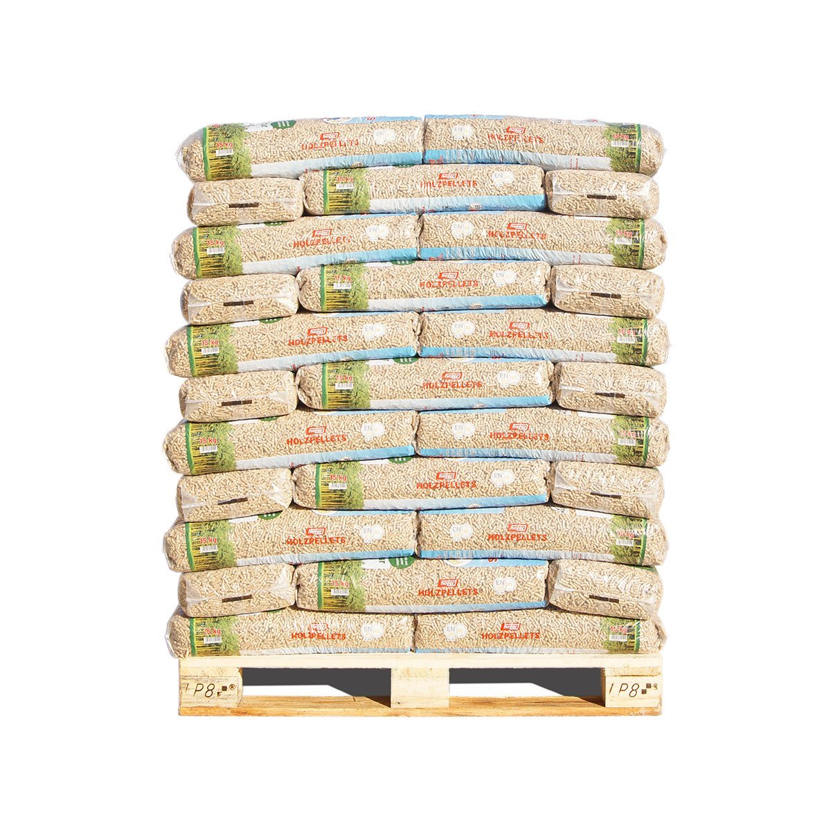 Hoyer_Palette.jpg HOYER Holzpellets 6mm ENplusA1, 990kg Palette – Bild 1