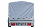 Anhänger Pkw 230×125 Garden Trailer 230 KIPP Unitrailer 750 kg mit Stützrad, Hochplane und Hochspriegel – Bild 3
