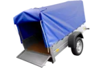 Anhänger mit Plane GARDEN TRAILER 201 KIPP [mit Stützrad, blauer Hochplane und Hochspriegel] – Bild 6