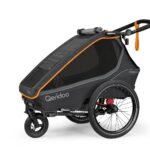 Qeridoo Kidgoo1 Fahrradanhänger für Kinder – FIDLOCK Edition