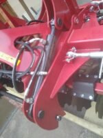 Scheibenegge Fuchs 560-mm-Teller mit Rohrwalze/ Flacheisenwalze mit Hitch – Bild 11