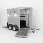 Ifor Williams Pferdeanhänger HB403|1,5er|silber-Neu