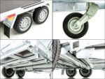 Temared Baumaschinenanhänger Builder 153x260cm 2,7t | Rampe-Neu – Bild 5