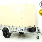 -Anhänger „Edition 35“ Hochplane 160cm 125x250cm 1300kg | Typ 4.13 | Elfenbein Beige-Neu