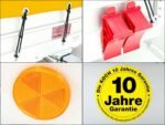 Anhänger mit Plane 150x300cm 2600kg | Typ 7.26 | Hochplane 180cm – Gelb-Neu – Bild 12