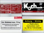 -Anhänger 125x300cm 750kg | Typ U5-Neu – Bild 15