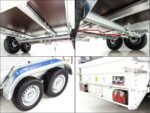 Anhänger mit Plane 150x300cm 2600kg | Typ 7.26 | Hochplane 180cm – Weiß-Neu – Bild 9