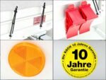 Anhänger mit Plane 150x300cm 2600kg | Typ 7.26 | Hochplane 180cm – Weiß-Neu – Bild 12