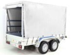 Anhänger mit Plane 150x300cm 2600kg | Typ 7.26 | Hochplane 180cm – Weiß-Neu – Bild 3