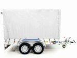 Anhänger mit Plane 150x300cm 2600kg | Typ 7.26 | Hochplane 180cm – Weiß-Neu – Bild 7