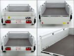 Anhänger mit Plane 125x250cm 750kg | Typ U4 | Flachplane Profi weiß-Neu – Bild 7