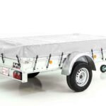Anhänger mit Plane 125x250cm 750kg | Typ U4 | Flachplane Profi weiß-Neu