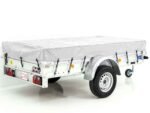 Anhänger mit Plane 125x250cm 750kg | Typ U4 | Flachplane Profi weiß-Neu – Bild 2