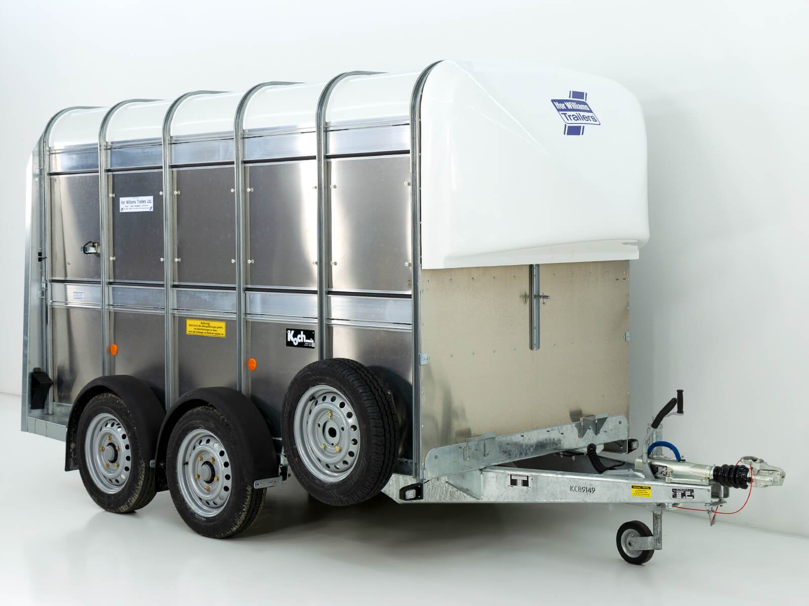 12-vie-5.jpg Ifor Williams Viehanhänger TA5 156×311 cm Höhe: 183 cm 2,7t Doppelstock-Neu – Bild 1