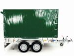 Anhänger mit Plane 150x300cm 2600kg | Typ 7.26 | Hochplane 180cm – Grün-Neu – Bild 9