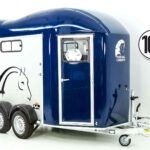 Cheval Liberte Pferdeanhänger GOLD 3 | Premium | Pullman 2 | Sattelkammer | blau-Neu