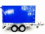 Anhänger mit Plane 150x300cm 2600kg | Typ 7.26 | Hochplane 180cm – Blau-Neu – Bild 8