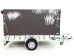 Anhänger mit Plane 150x300cm 1300kg | Typ 7.13 | Hochplane 160cm – Anthrazit-Neu – Bild 2