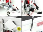 Anhänger mit Plane 150x300cm 1300kg | Typ 7.13 | Hochplane 160cm – Anthrazit-Neu – Bild 5