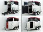 Ifor Williams Pferdeanhänger HBX 403 | Frontausstieg | neues Modell | Rot-Neu – Bild 15