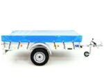 Anhänger mit Plane 125x250cm 750kg | Typ U4 | Flachplane Profi hellblau-Neu – Bild 13