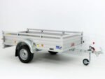 Anhänger mit Plane 125x250cm 750kg | Typ U4 | Flachplane Profi hellblau-Neu