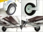 Anhänger mit Plane 150x300cm 1300kg | Typ 7.13 | Hochplane 160cm – Gelb-Neu – Bild 2