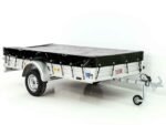 Anhänger 150x300cm 750kg | Typ U7 | Flachplane Profi schwarz-Neu