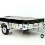 Anhänger 150x300cm 750kg | Typ U7 | Flachplane Profi schwarz-Neu