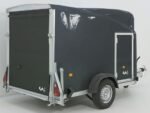 Debon Kofferanhänger Cargo 1300 Vollpoly 150x290cm H:160cm|Tür|grau-Neu