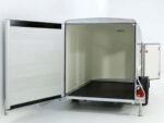 Debon Kofferanhänger Cargo 1300 Vollpoly 150x290cm H:160cm|Tür|schwarz-Neu – Bild 3