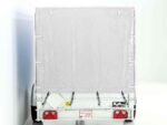 Anhänger mit Plane 150x300cm 1300kg | Typ 7.13 | Hochplane 160cm – Weiß-Neu – Bild 3