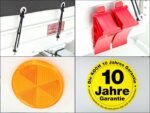Anhänger mit Plane 150x300cm 2600kg | Typ 7.26 | Hochplane 180 cm – Anthrazit-Neu – Bild 10
