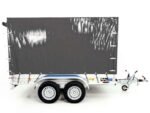 Anhänger mit Plane 150x300cm 2600kg | Typ 7.26 | Hochplane 180 cm – Anthrazit-Neu – Bild 12