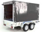 Anhänger mit Plane 150x300cm 2600kg | Typ 7.26 | Hochplane 180 cm – Anthrazit-Neu – Bild 13