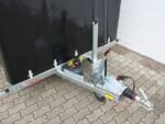 Vezeko Absenkanhänger 162x272x155 1,3t Hochplane schwarz-Neu – Bild 2