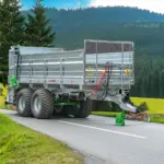 Miststreuer Werner Tandemachser 10 t Nutzlast