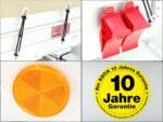Anhänger mit Plane 150x300cm 2600kg | Typ 7.26 | Hochplane 180 cm – Elfenbein Beige-Neu – Bild 10