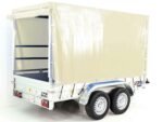 Anhänger mit Plane 150x300cm 2600kg | Typ 7.26 | Hochplane 180 cm – Elfenbein Beige-Neu – Bild 13