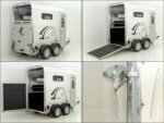 Cheval Liberte Pferdeanhänger Touring One 1,5er | Pullman-Fahrwerk | Frontausstieg | weiß-Neu – Bild 4