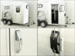 Cheval Liberte Pferdeanhänger Touring One 1,5er | Pullman-Fahrwerk | Frontausstieg | weiß-Neu – Bild 7