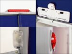 Ifor Williams Pferdeanhänger HB511 | Heckklappen-Türkombination | Blau-Neu – Bild 10