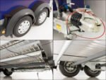 Ifor Williams Pferdeanhänger HB511 | Heckklappen-Türkombination | Blau-Neu – Bild 8