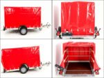. Vezeko Absenkanhänger 162x272x155 1,3t Hochplane silber-Neu – Bild 13