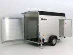 Debon Kofferanhänger C300 148x295cm H:190cm 1,3t|Alu|Polybug|Tür|schwarz-Neu – Bild 6