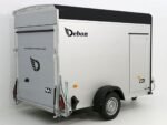 Debon Kofferanhänger C300 148x295cm H:190cm 1,3t|Alu|Polybug|Tür|schwarz-Neu – Bild 7