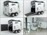 Cheval Liberte Pferdeanhänger Touring Jumping|Pullman-Fahrwerk|Sattelkammer|schwarz-Neu – Bild 6